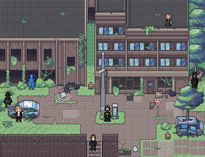 ktteek x webb x gutty - tileset + character sprite design