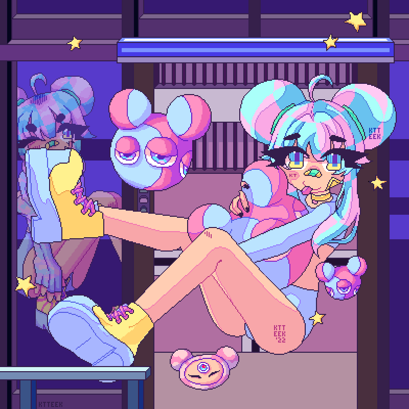 ktteek yameii online fanart